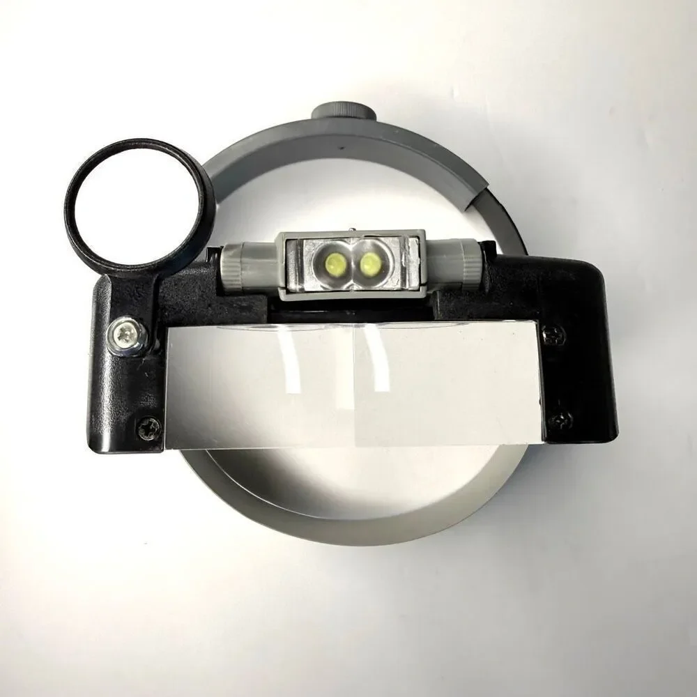 Headband Magnifier LED Light Hands-Free Visor Adjustable Headband Craft Repair T